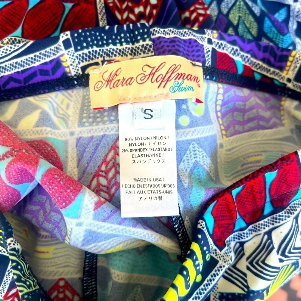 Mara Hoffman neon swim leggings sz small great for water sports